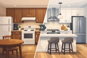 Kitchen Refacing Before and After Results - Barrie Kitchen Saver