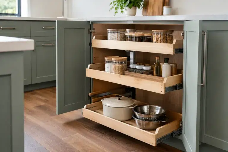 Upgrading Cabinet Interior Storage That Works